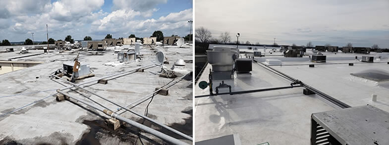 Before and After Roof Replacement Image